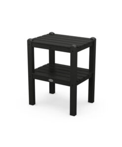 Polywood: POLYWOOD Two Shelf Side Table in Sand