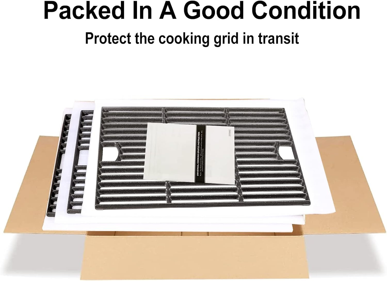 Hisencn 17 Inch Grill Cooking Grates for Homedepot Nexgrill 720-0896 720-0896B 720-0896C 720-0896CP 720-0896E. Cast Iron Grate Grill Grid Replacement Parts for Nexgrill 720-0898 720-0898A. 3 Pack - Image 7