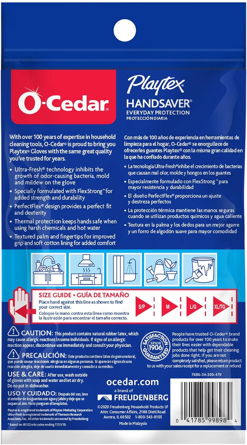 Handsaver Rubber Gloves for Kitchen and Household Cleaning (6 Pairs) - Image 8