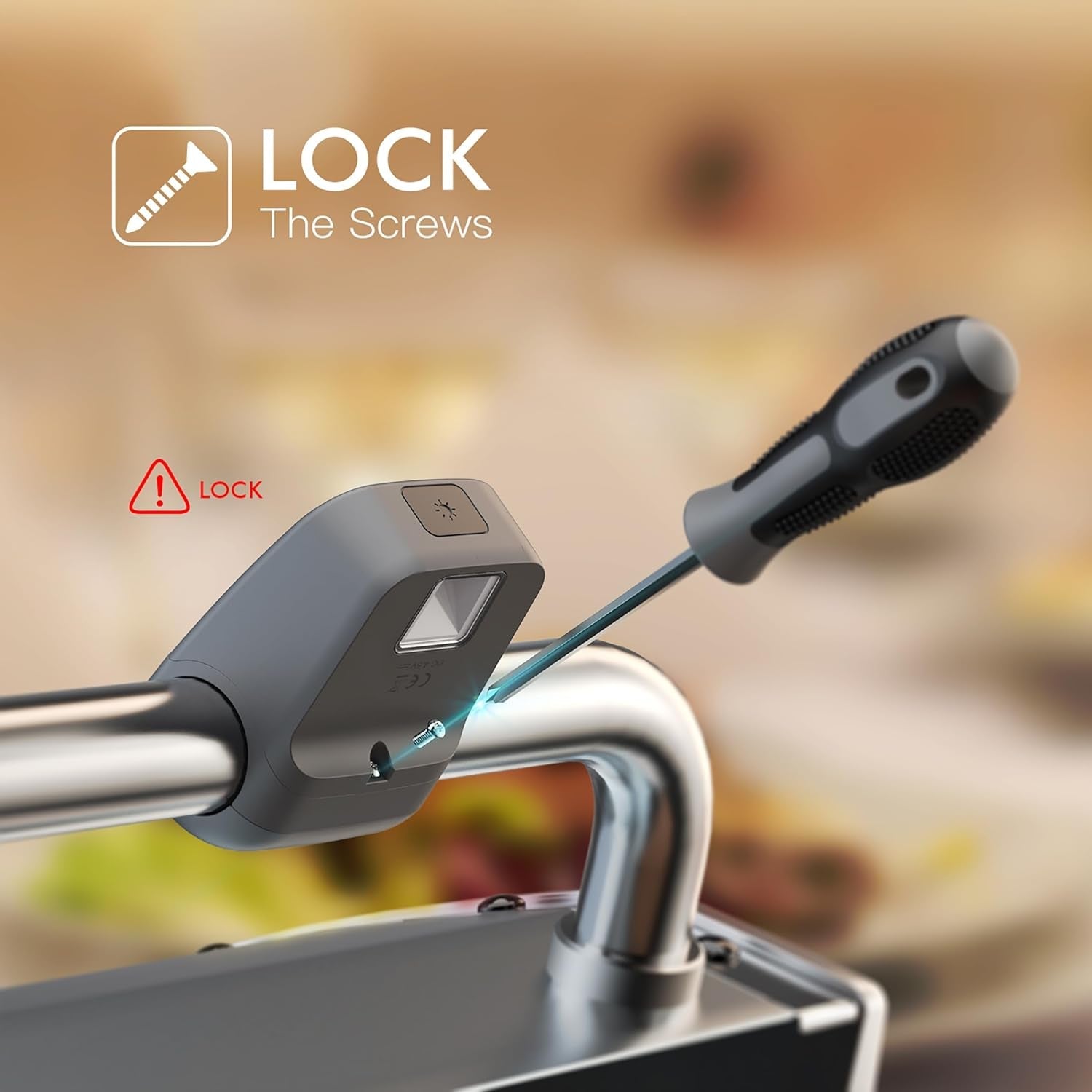 Grill Ligt. Barbecue eat-Resistant round andle Ligt wit Gravity Sensor. andle Diameter of 1.25In. Applicable to BBQ - Image 5