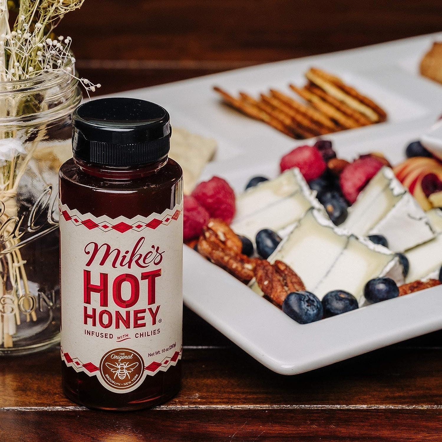 Mike'S Hot Honey. America'S #1 Brand of Hot Honey. Spicy Honey. All Natural 100% Pure Honey Infused with Chili Peppers. Gluten-Free. Paleo-Friendly (10Oz Bottle. 1 Pack) - Image 5