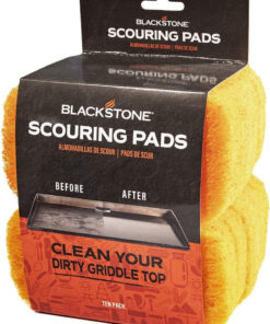 Griddle Scrub Pads (Pack of 10). 5063. BBQ Grill & Cooktop Scouring Scrubbers – Heavy-Duty Cleaning Pads for Grilling for Baked on Food & Cooking Oils – Grill Cleaning Supplies