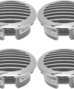 Boats Airflow Vent Cover 4Pcs 3.5In 316 Stainless Steel High Polished Cap Boats Air Outlet Grill Marine Parts for Yachts Rvs