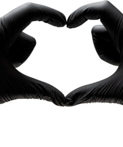Food Service Food Handling Nitrile Gloves Black Powder Free