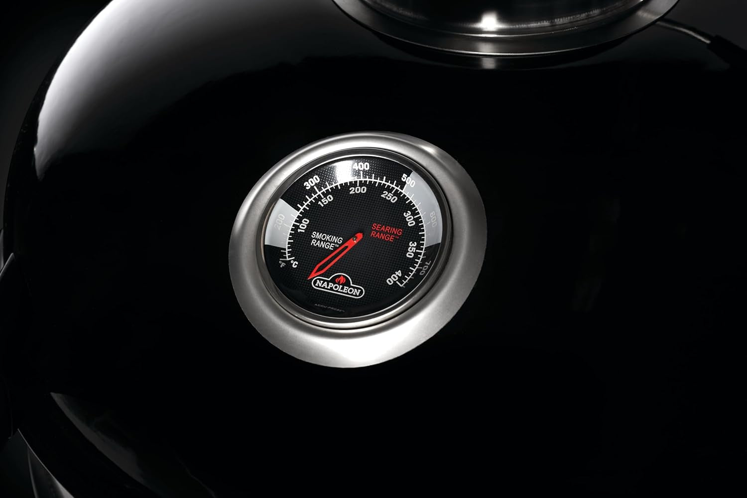 Napoleon NK18 Premium Charcoal Kettle Grill. Black. Porcelain-Enameled Lid and Bowl. Chrome-Plated Cooking Grid - Image 2