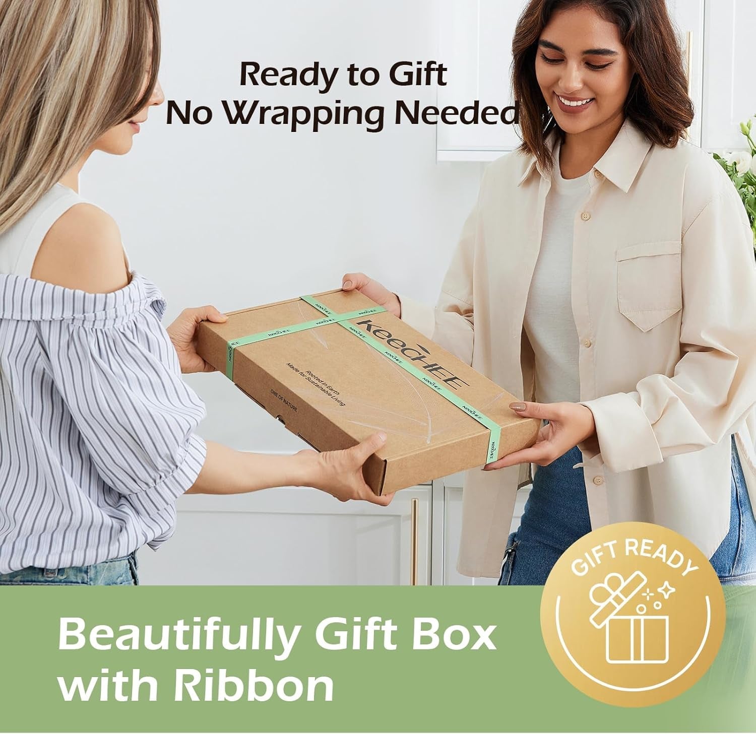 Bamboo Cutting Board. Durable Wood Cutting Boards for Kitchen with Deep Juice Grooves & Built-In Handles. Ideal Charcuterie & Chopping for Meat. Vegetables and Fruits Ideas Kitchen Gift for Home Cooks - Image 6