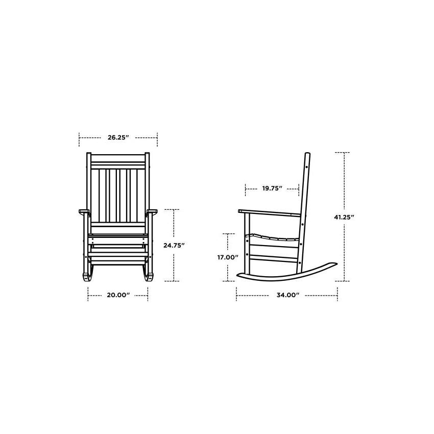 Polywood: Estate Rocking Chair - Image 2