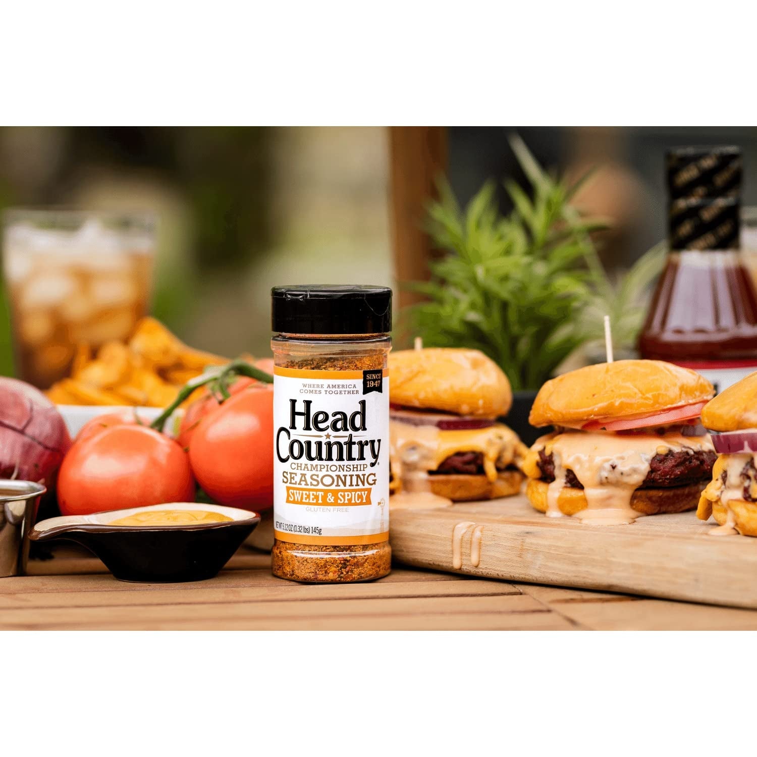 Head Country Bar-B-Q Championship Seasoning. Sweet & Spicy | Gluten Free. MSG Free Barbecue Seasoning with No Allergens | Sweet. Smoky Dry Rub Great on BBQ Chicken. Pork & Ribs | 5.12 Ounce. Pack of 1 - Image 8