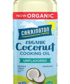 Carrington Farms Organic Liquid Coconut Oil - Gluten Free & Non-Gmo - Nutrient Dense Alternative for Baking & Cooking (16Oz)