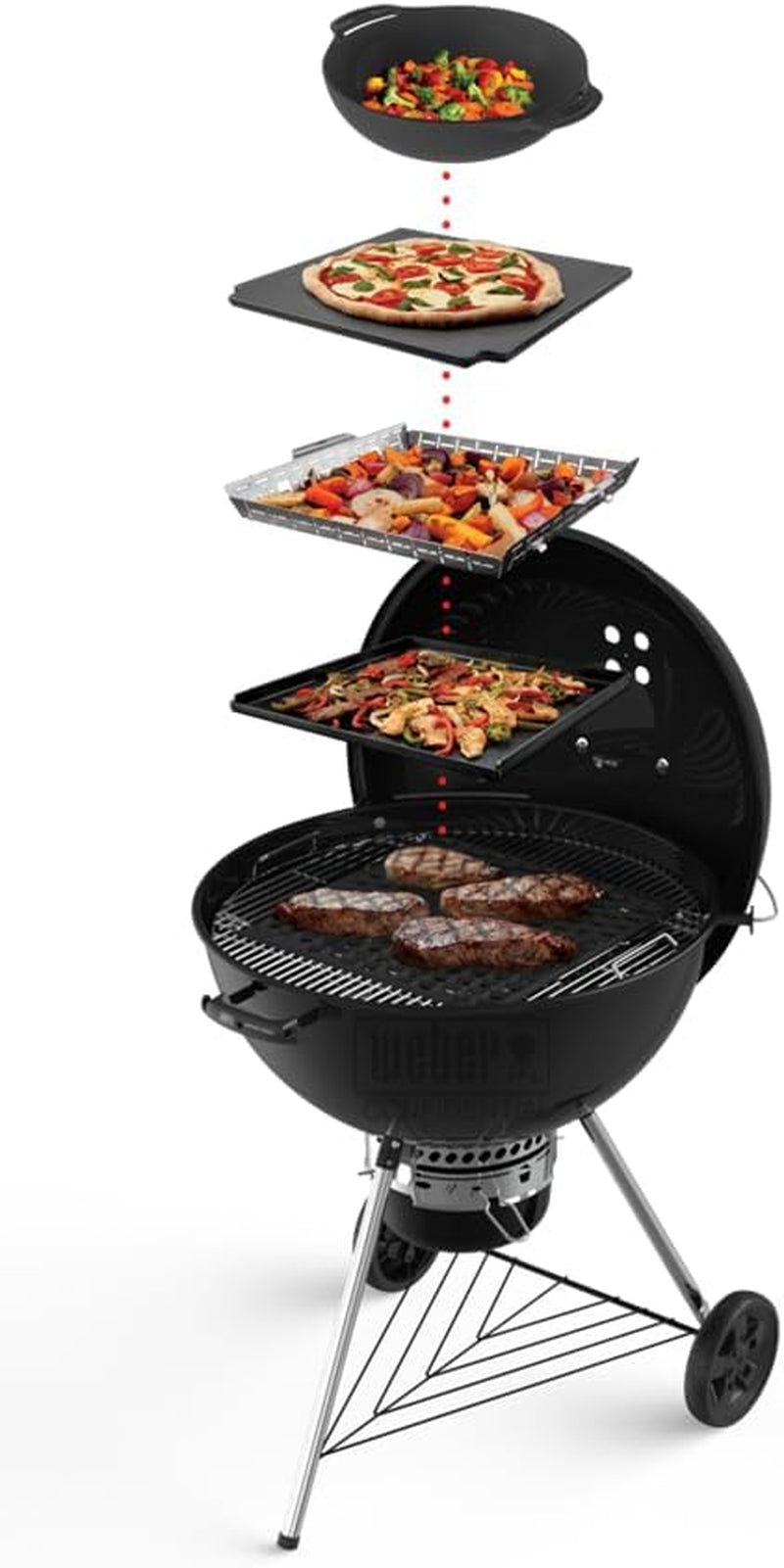 Weber Master-Touch Charcoal Grill 26-Inch. Black - Image 10