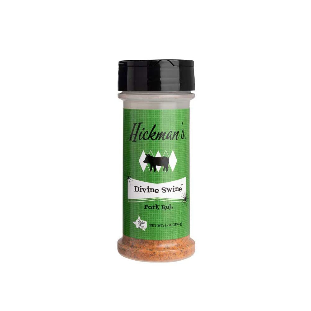 Hickman'S BBQ Divine Swine Rub - Great on Pork. Pork Chops. Pork Butt. Pork Loin and More - Gluten Free - 4 Oz