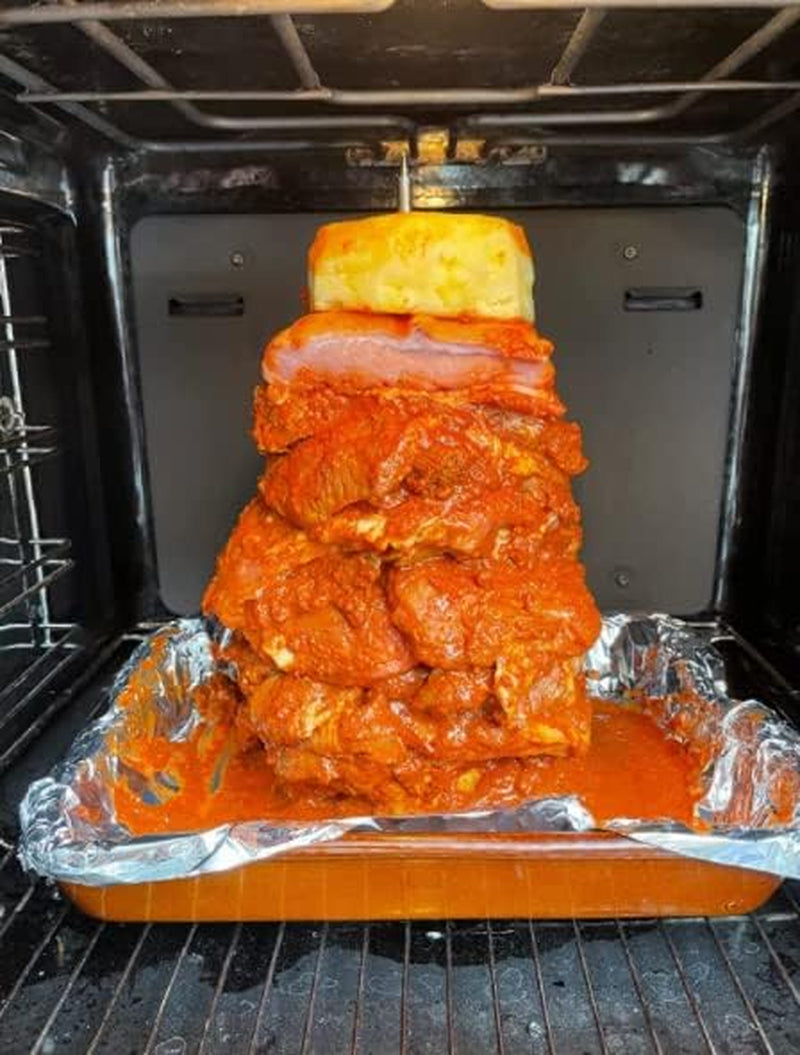 Onlyfire Brazilian BBQ Skewer. Stainless Steel Vertical Meat Spit Stand for Barbecue Grill. Great for Tacos Al Pastor. Shawarma. Brazilian Churrasco - Image 6