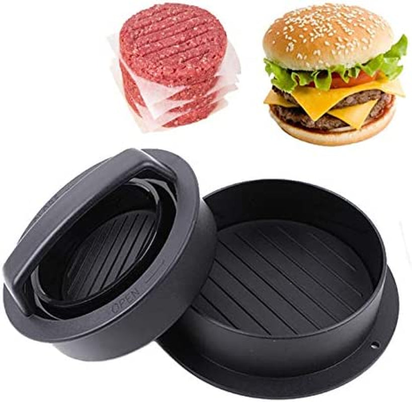 Leden Burger Press Hamburger Press Patty Maker for BBQ Grill 3-In-1 Non Stick Stuffed Burger Mold. Kitchen Tool. Beef Patties and Sliders