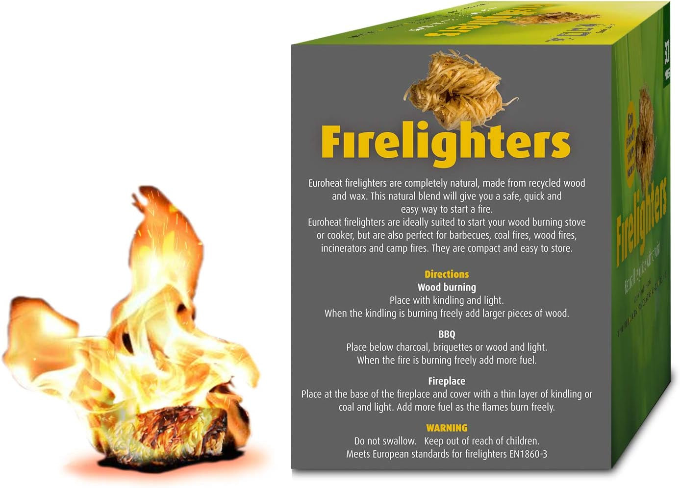 Homenote Rapid Charcoal Chimney Starter Set Fireplace Accessories Lighter Cubes BBQ Heat Resistant Gloves Blower BBQ Tools(11.5 X 7 X 7) - Image 7