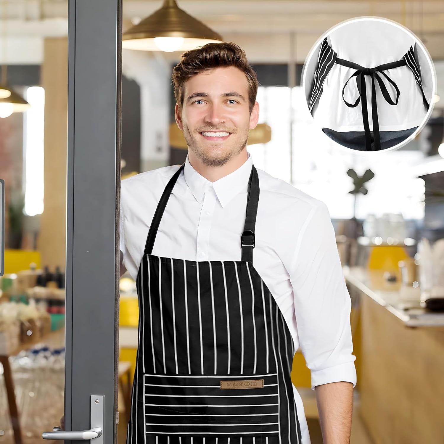 2 Pack Apron. Aprons for Women with Pockets. Cooking Aprons for Women. Kitchen Aprons. Aprons for Cooking - Image 6