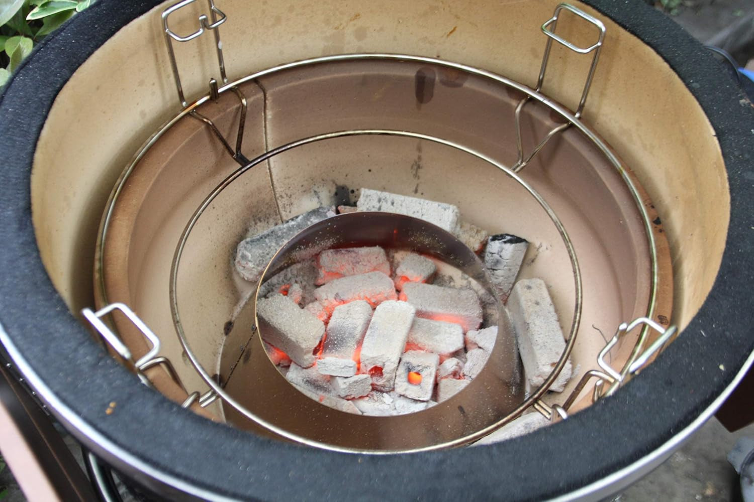 Uniflasy BBQ Whirlpool for Weber Kettle 22. 26.75 Inches WSM Weber Smokey Mountain for Big Green Egg XL Kamado Cone Kettle Charcoal Grill Accessories for Weber Master Touch 22 - Image 7