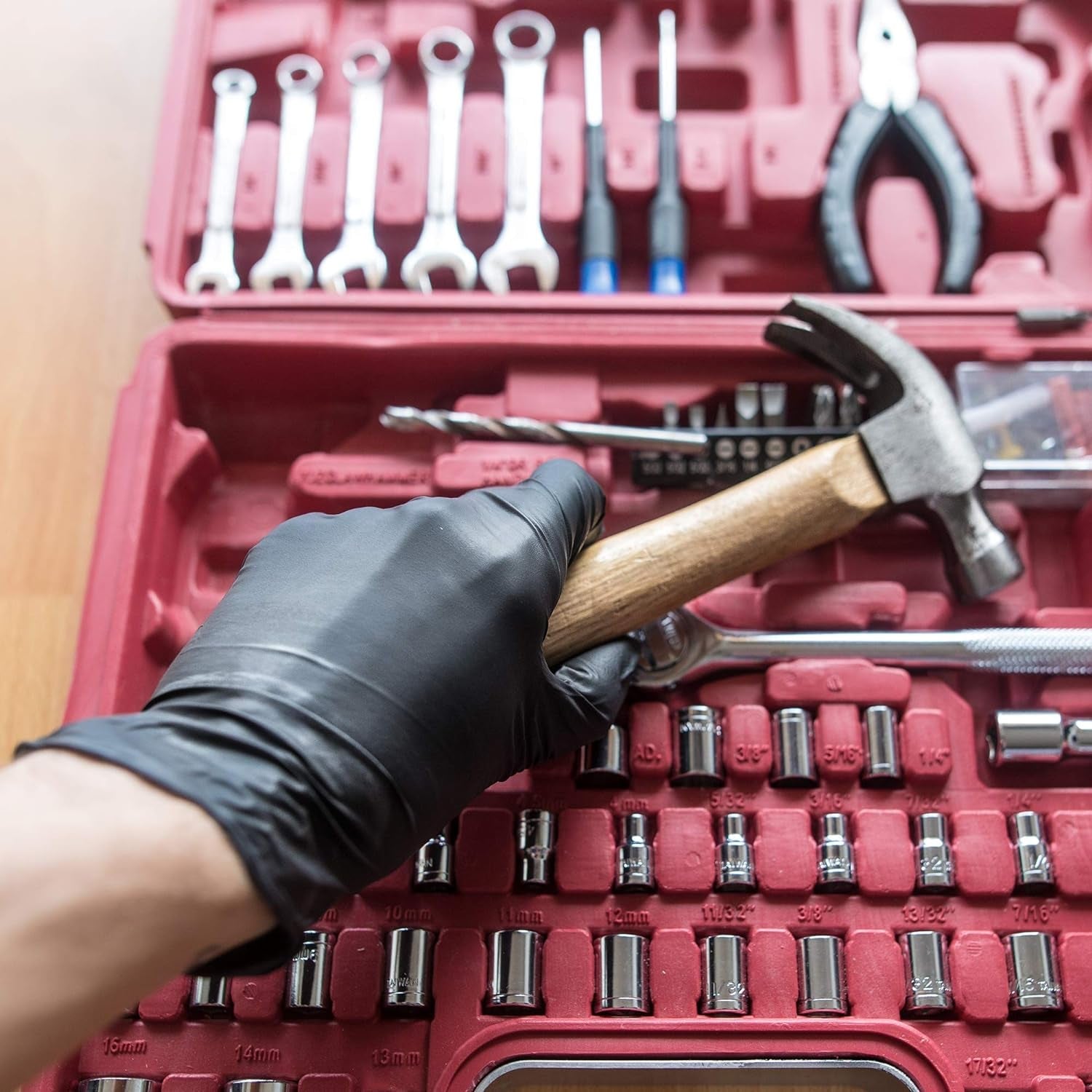 Industrial Black Nitrile Gloves - Image 8