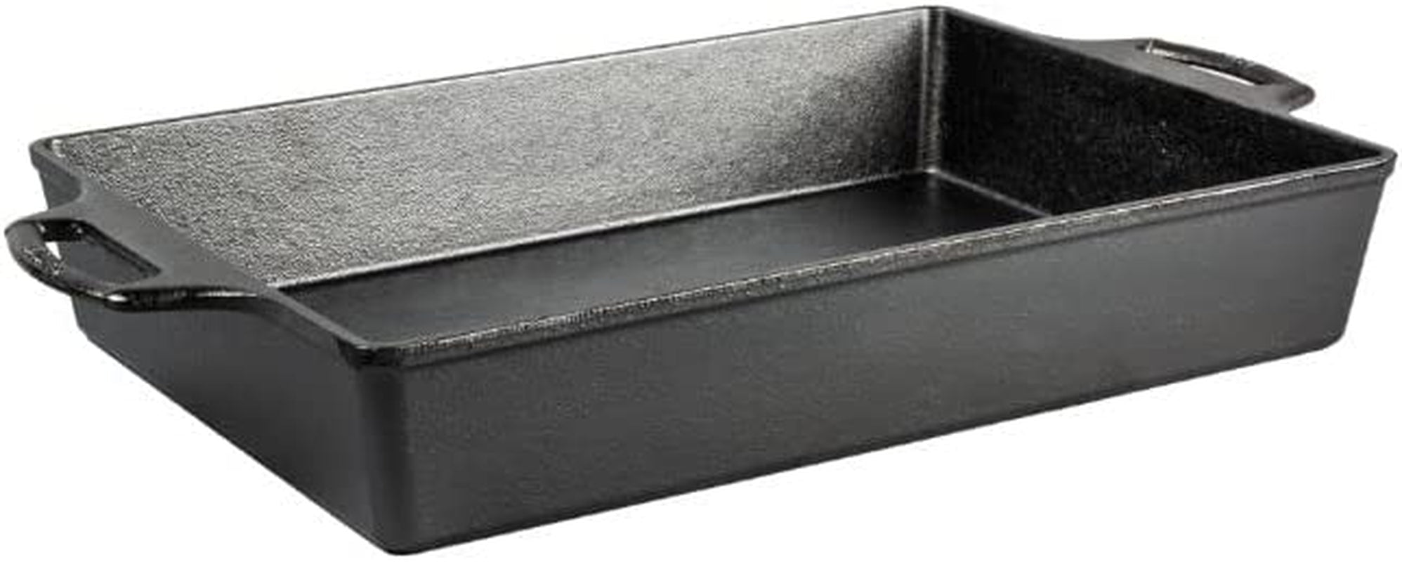 Lodge 9X13 Cast Iron Casserole. Black - Image 2