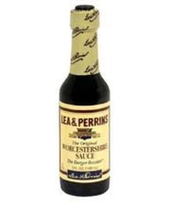 Glass Lea and Perrins Original Sauce. Worcestershire. 30 Ounce