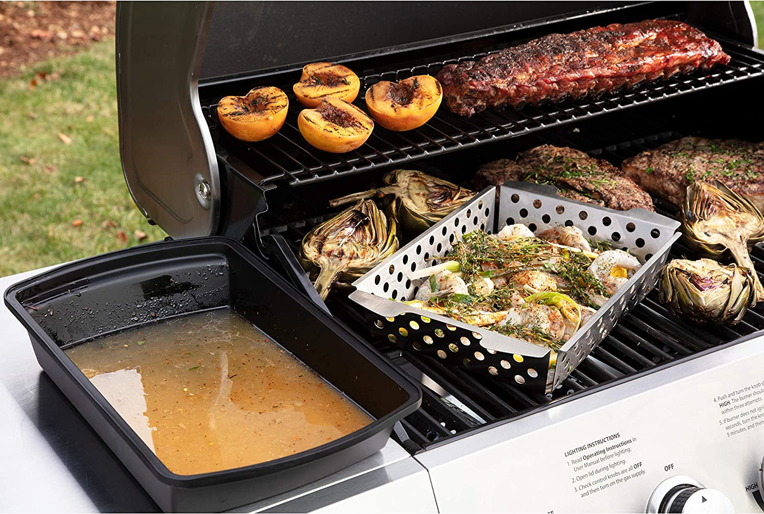 CMT-200 Marinade Basket Set Grilling - Image 10