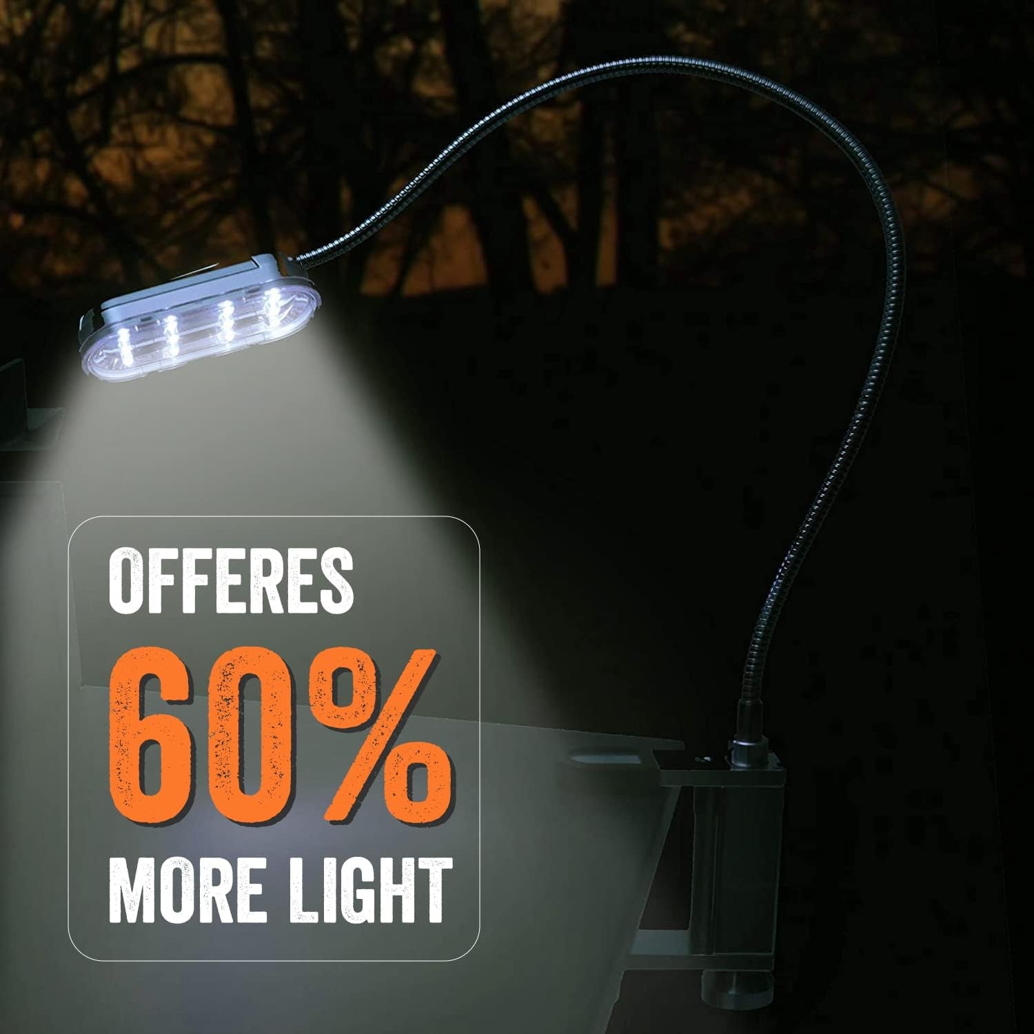 ™ Bright and Durable Magnetic LED Grill Light for Grilling and BBQ. Attaches Magnetically or with Built in Clamp. Long Flexible Gooseneck. Perfect for Blackstone Grills - Image 8