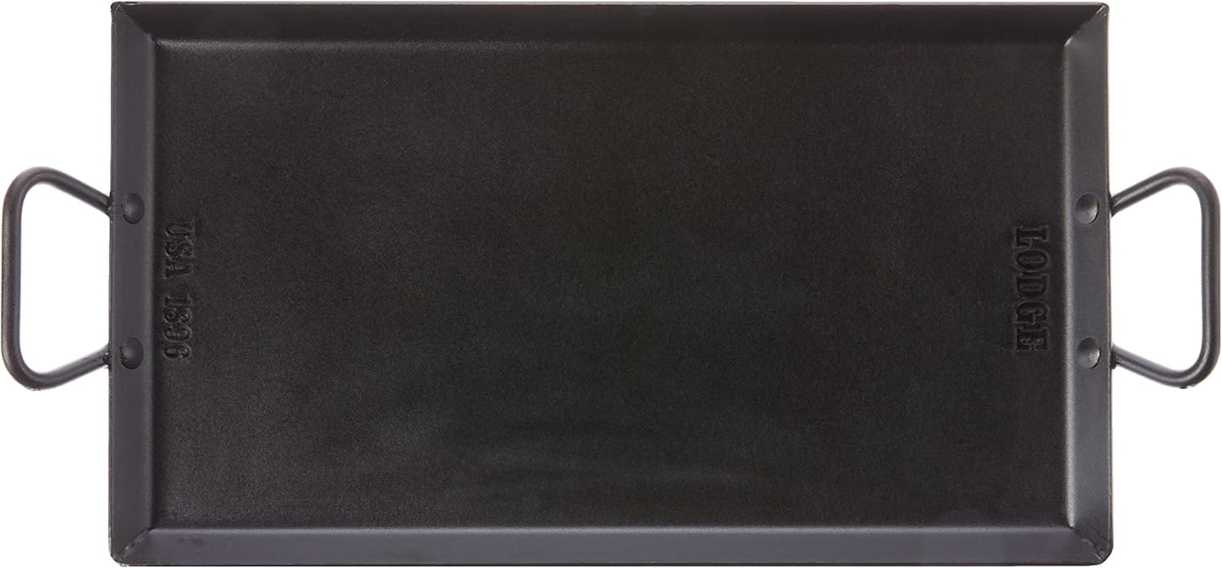 Lodge CRSGR18 Carbon Steel Griddle. Pre-Seasoned. 18-Inch - Image 2