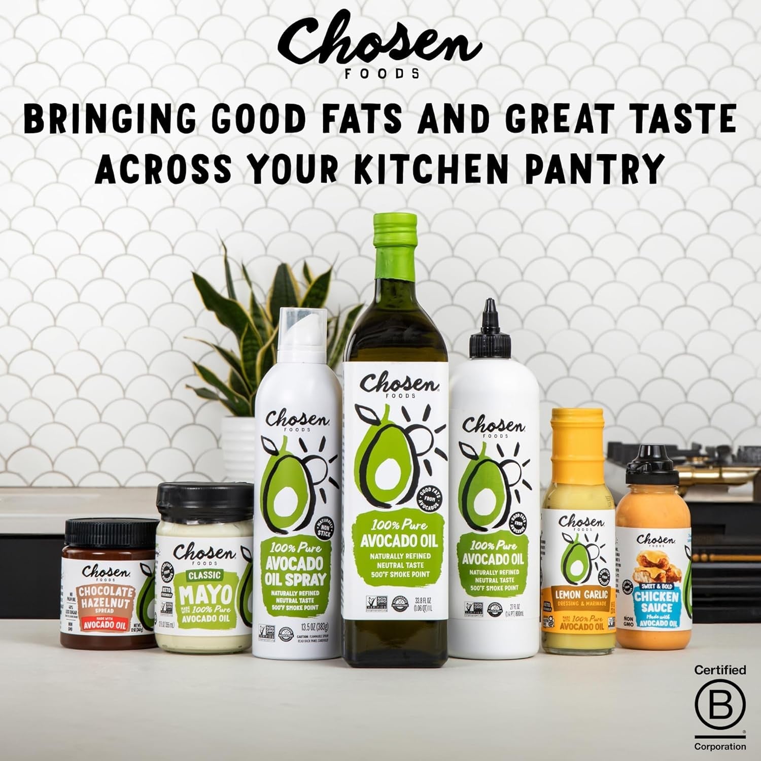 Chosen Foods 100% Pure Avocado Oil for Cooking - 1.75L - Made with Good Fats from Avocados. Naturally Refined. Never Adulterated. High Smoke Point. Non-Gmo. Soy-Free. Canola Oil-Free. Gluten-Free. Paleo. Keto - Image 7