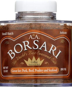 Coffee Seasoning Rub - Gourmet Seasoning Rub with Coffee and Cocoa - Gluten Free All Natural Multi-Purpose Seasoning for Barbecue Rubs and Sauces - 3.5 Oz Shaker Bottle