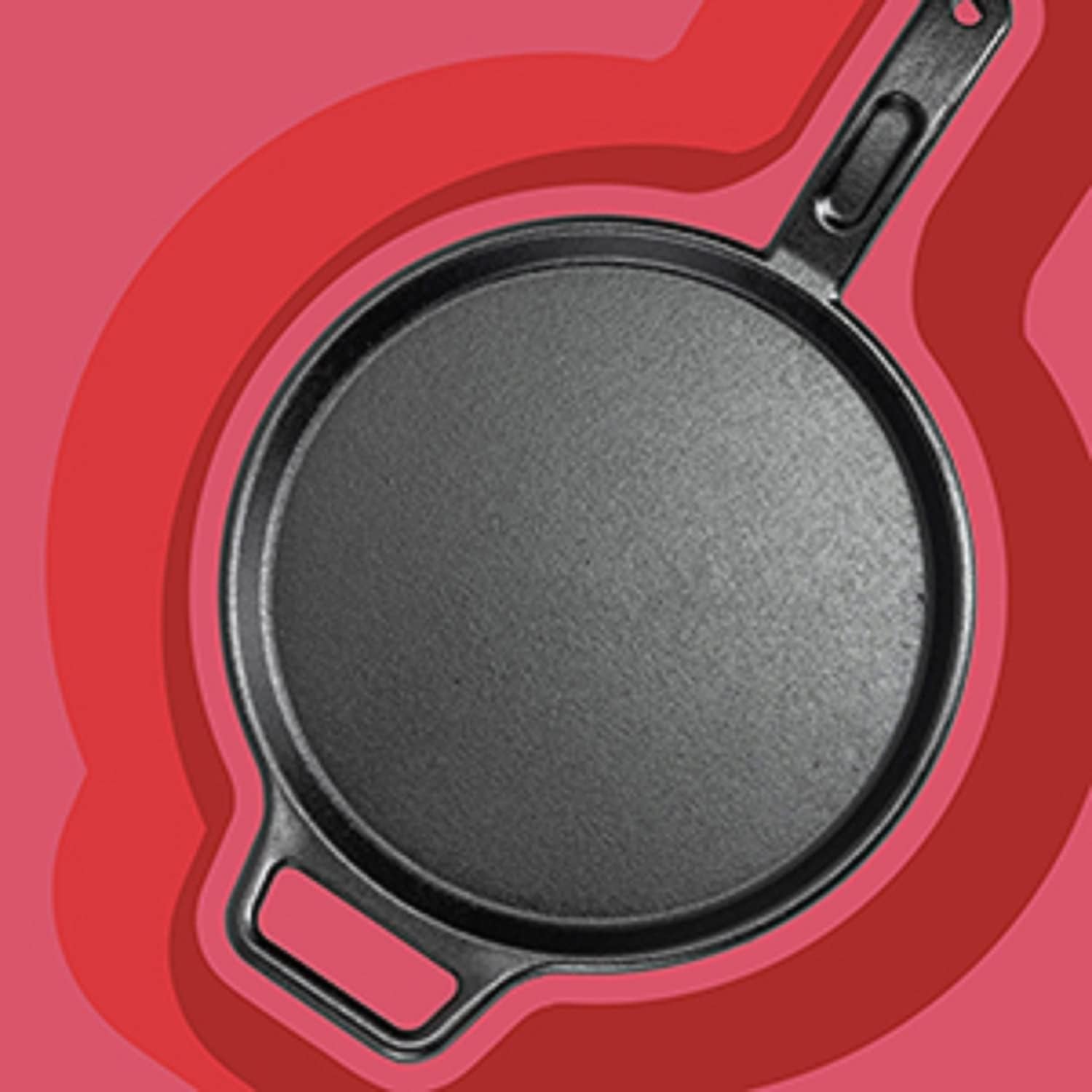 Lodge BOLD 12 Inch Seasoned Cast Iron Griddle. Design-Forward Cookware.Black - Image 5