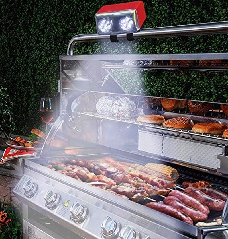 Rechargeable BBQ Grill Light - Includes 10 Bright LED Bulbs for Grilling at Night & Adjustable Straps for Any Barbecue - Father'S Day Grilling Gift- Heat Resistant. Weatherproof. Long Lasting Battery - Image 3
