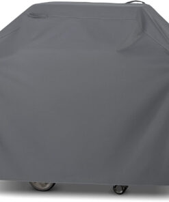 Unicook Grill Cover for Outdoor Grill. 60 Inch BBQ Cover. Heavy Duty Waterproof. Fade Resistant. Weather Resistant. Anti-Rip. Gas Grill Cover Compatible with Weber. Char-Broil. Nexgrill. Etc. Grey