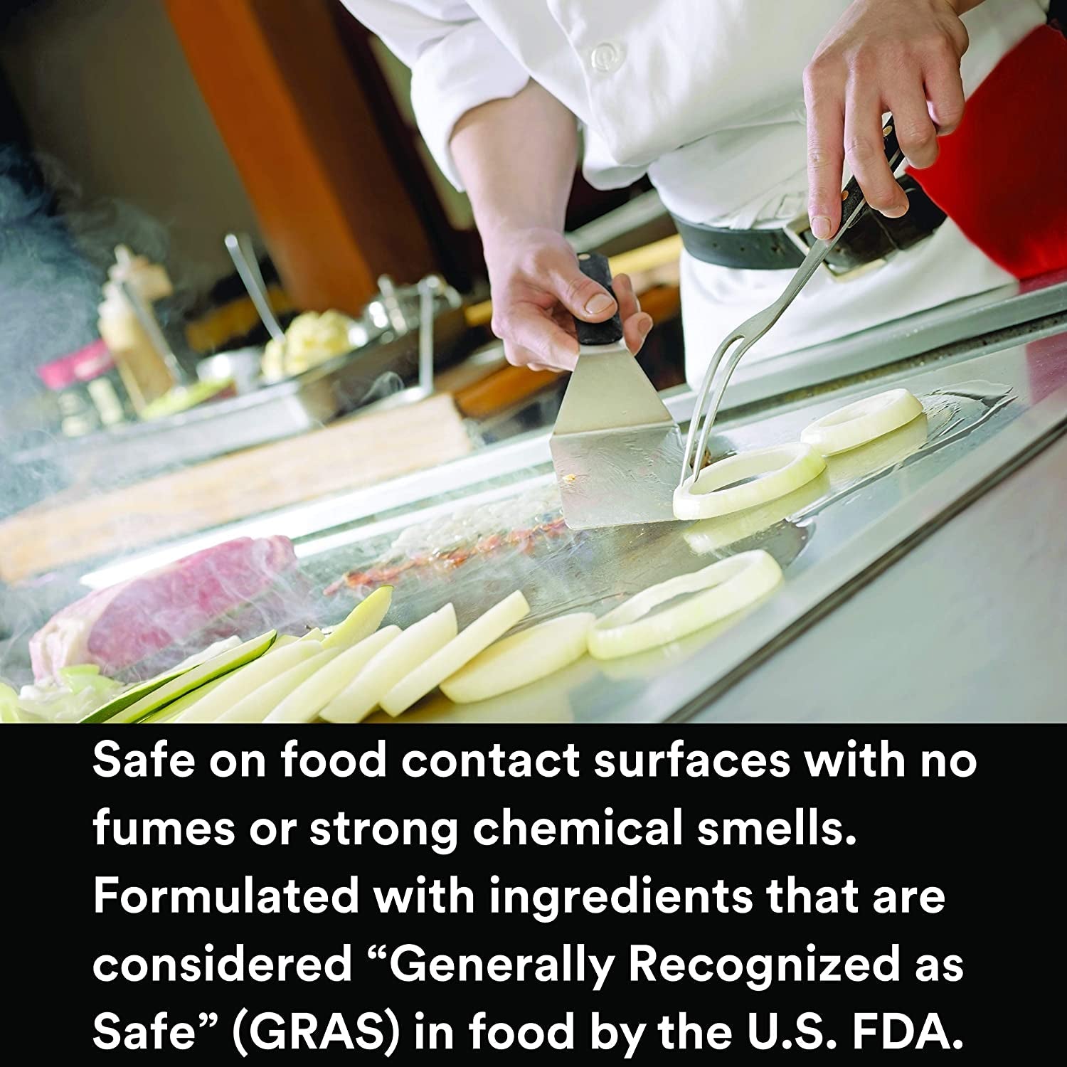 Scotch-Brite Griddle Cleaning. Quick Clean Liquid 700-40. 3.2 Oz Packet. 40/Pack. Heavy Duty. Cleans in 3-5 Minutes. for Baked on Food and Cooking Oils. Use on Hot or Cool Griddle - Image 4