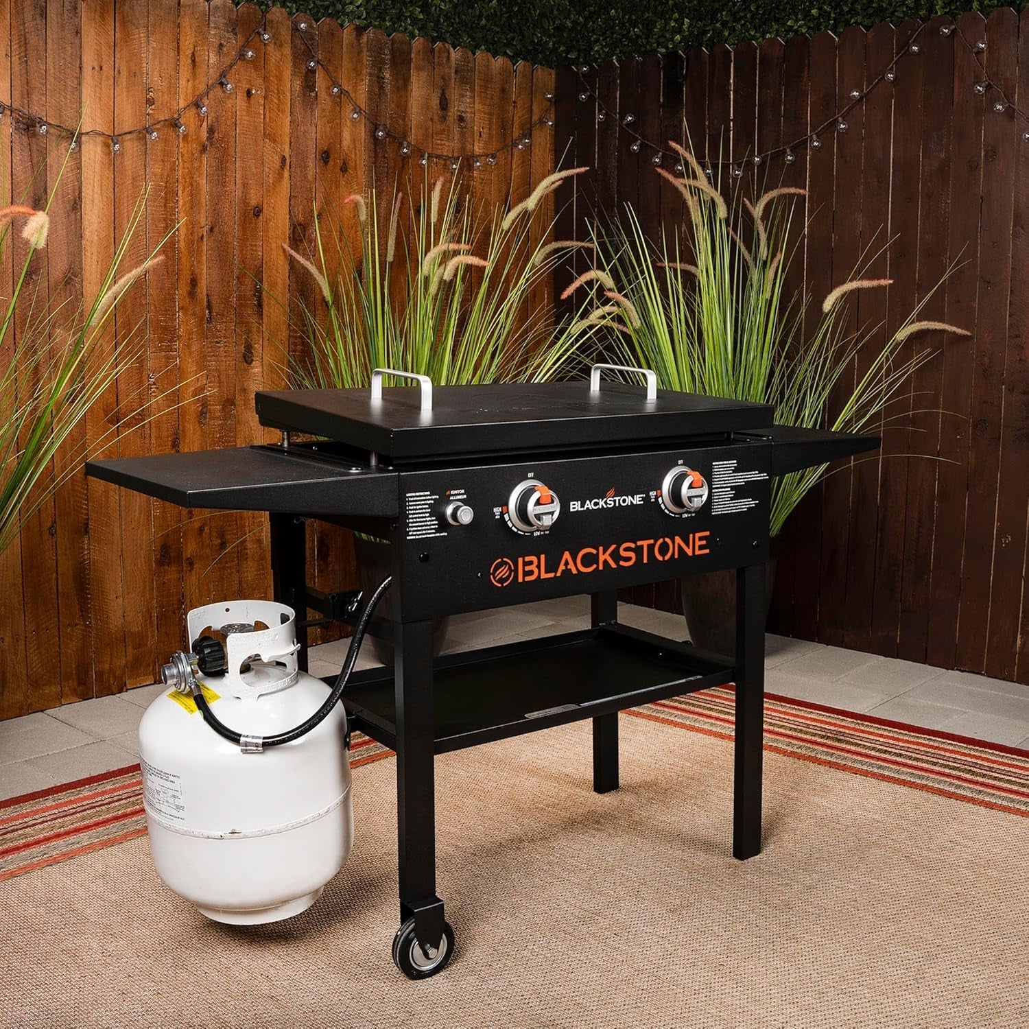 Blackstone 5003 28 Griddle Hard Cover. Powder Coated Steel. Black - Image 2