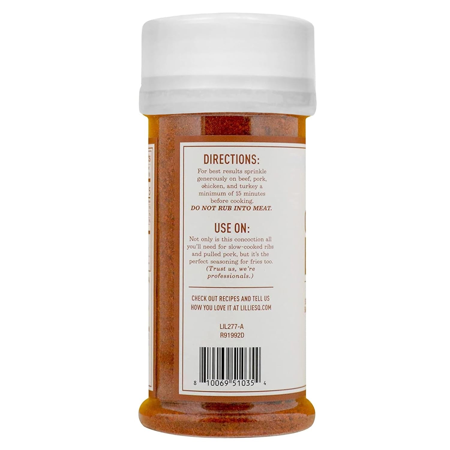 Lillie'S Q - Carolina Dirt BBQ Rub. Sugar-Based BBQ Rub. Traditional Carolina Barbeque Rub. Sweetened Blend of Southern Spices. Perfect Barbeque Seasoning for Ribs. Pork. & Fries (6 Oz. 2-Pack) - Image 3