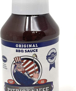 Patriot BBQ Sauce. 21 Ounce Bottle. Original St. Louis Competition Style Barbecue Flavor. Made without High Fructose Corn Syrup. Gluten-Free. No MSG