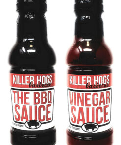 Killer Hogs Barbecue Sauce Variety Pack - Original BBQ Sauce and Vinegar Sauce - Pack of 2 Bottles - 16 Oz per Bottle - 32 Oz Total