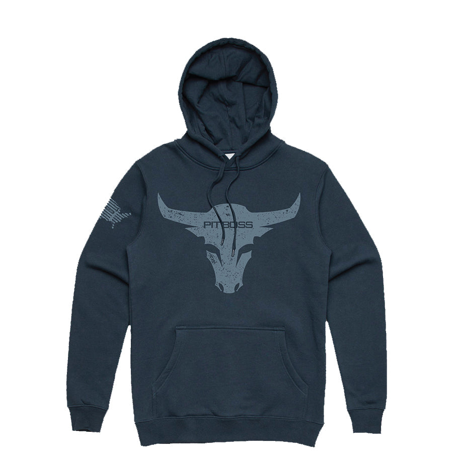 Men's Midnight Navy Bull Hoody