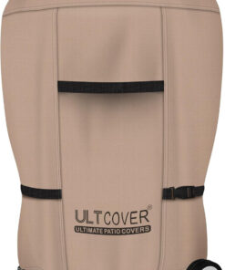 ULTCOVER Outdoor Waterproof Charcoal Kettle Grill Cover for Most 22 Inch round Smoker Size up to 28 Dia X 35 H