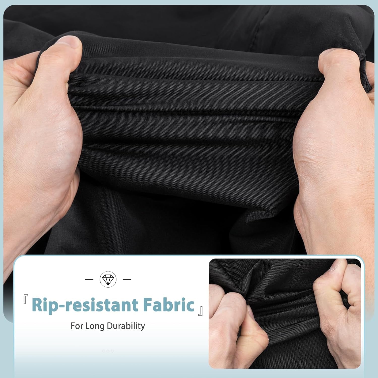 Griddle Cover for Blackstone 36 Inch Griddle with Hood. Heavy Duty Waterproof 5482 Premium Flat Top Gas Grill Cover with Large Air Vent and Click-Close Straps. Black - Image 7