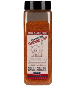 Keto-Friendly Steak. Pork Chop & Chicken BBQ Rub I Pork Barrel BBQ All American Spice BBQ Seasoning - Gluten Free. Sugar Free. No Preservatives or MSG I Dry Rub Great on Steaks. Brisket. Chicken Wings & Burgers