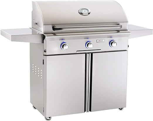 American Outdoor Grill: 36 AOG Grill on Cart. w/ Lights