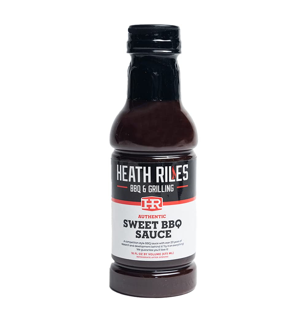 Heath Riles BBQ Sweet Barbecue Sauce. Champion Pitmaster Recipe. Bottle 16 Oz.