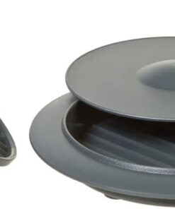 Prepworks by Progressive Perfect Burger Press. HPM-10. Large Hamburger Patty for Stuffed Burger. Sliders. 1/3 or 1/4 Pound Patties. Non-Stick. Best Rated BBQ Tool.Grey