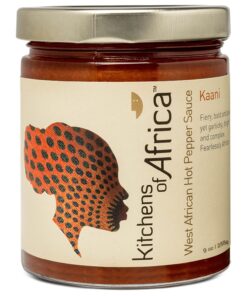 Kitchens of Africa Kaani West African Artisan Hot Sauce W/Habanero Pepper. Fresh Ginger. and Garlic. Fiery. Bold. and Piquant. yet Bright and Complex (9 Oz.)