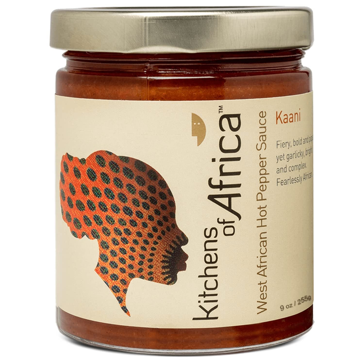 Kitchens of Africa Kaani West African Artisan Hot Sauce W/Habanero Pepper. Fresh Ginger. and Garlic. Fiery. Bold. and Piquant. yet Bright and Complex (9 Oz.)