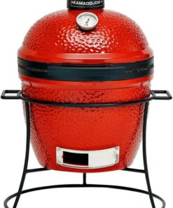 Kamado Joe:  Joe Jr. Red w/ Cart. Heat Deflector & Tools