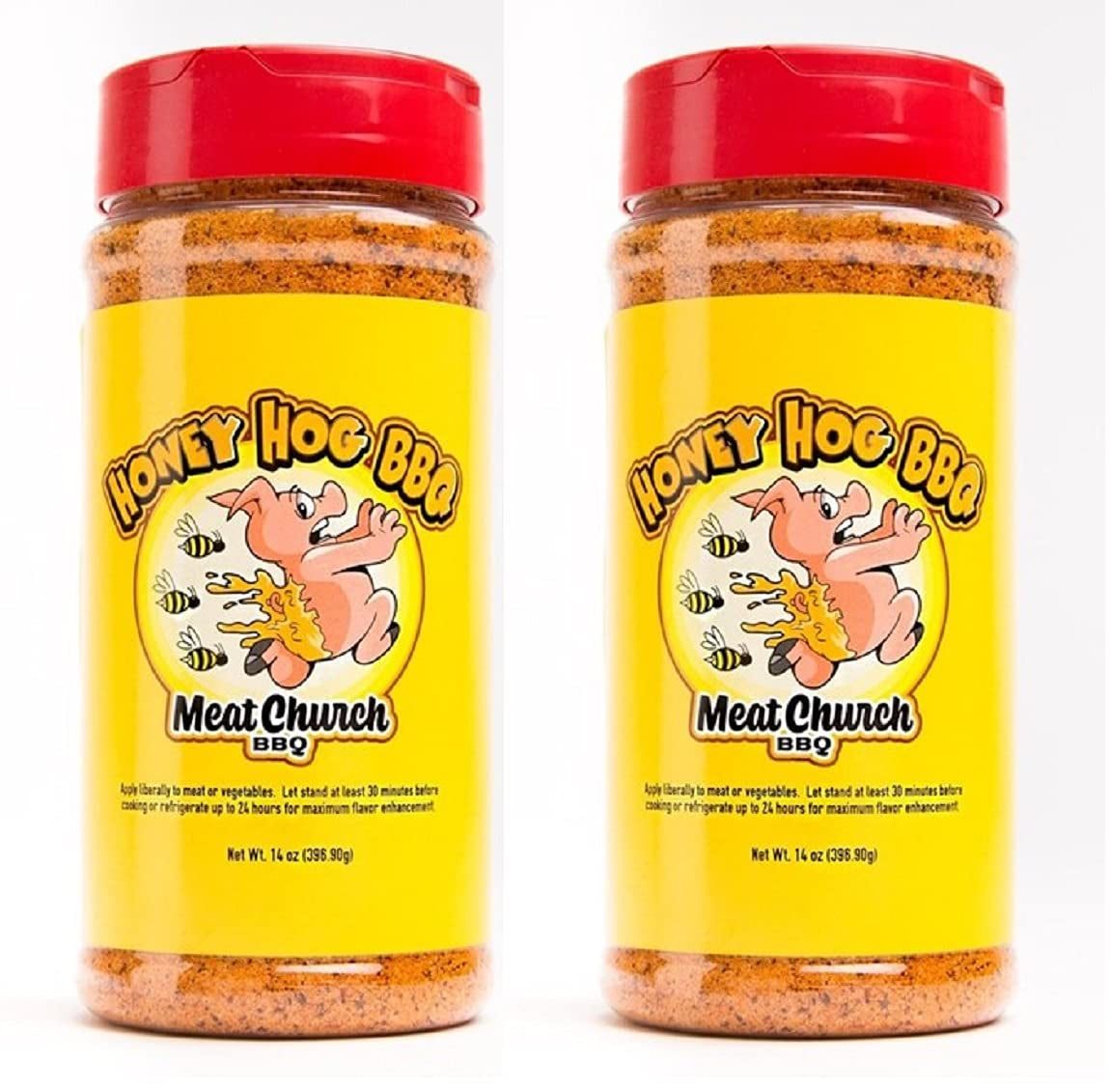 BBQ Rub Combo: Two Bottles of Honey Hog (14 Oz) BBQ Rub and Seasoning & BBQ Rub Combo: Two Bottles of Holy Cow (12 Oz) BBQ Rub and Seasoning - Image 2
