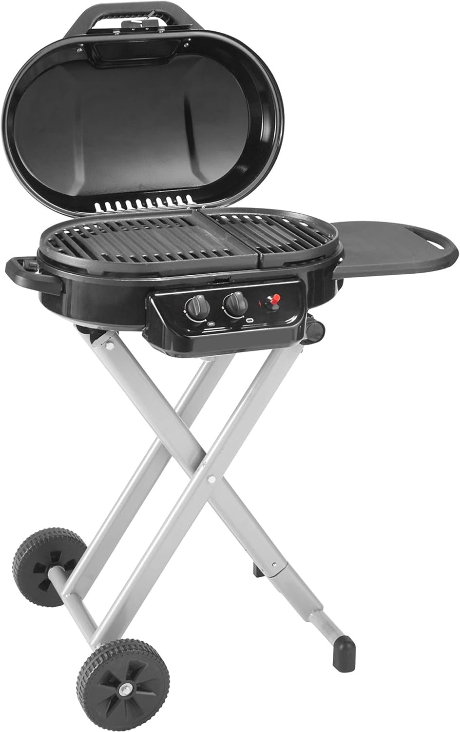Coleman Roadtrip 225 Portable Stand-Up Propane Grill Gas Grill with Push-Button Starter Folding Legs & Wheels Side Table & 11000 Btus of Power for Camping Tailgating Grilling & More - Image 2