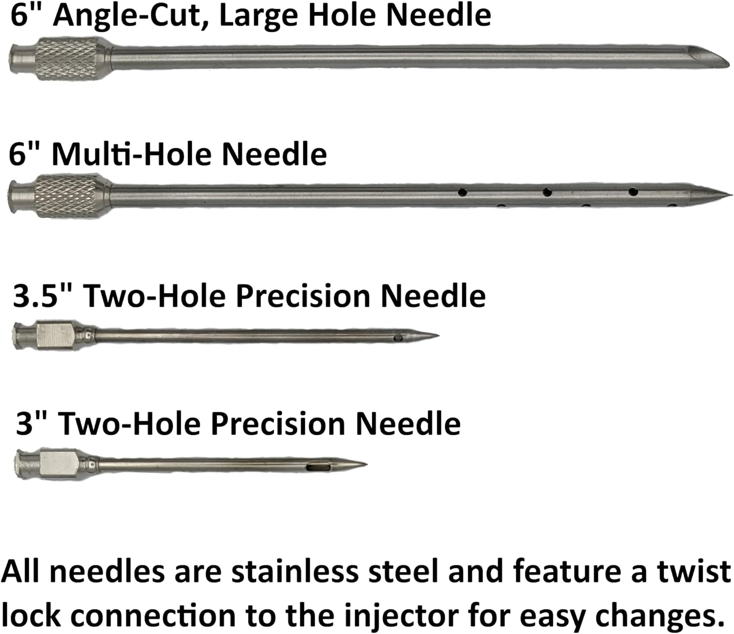 BBQ Smoker Grill Professional Meat Injector Syringe Kit for Smoking with Case. Heat Resistant Non Slip Gloves and Silicone Mop Brush for Turkey Marinade Injection - Image 8