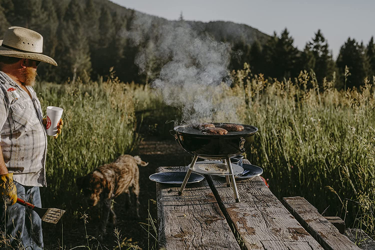 Gas One – 14-Inch Portable Barbecue Grill with 3-Point Locking Lid for Heat Preservation – Dual Venting System – Small Charcoal Grill for Backyard. Camping. Boat - Image 8